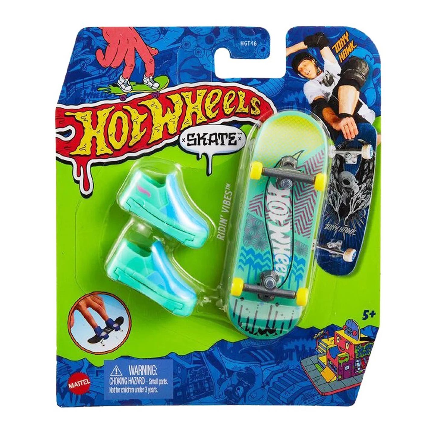 Set skateboard și pantofi, diverse modele Hot Wheels