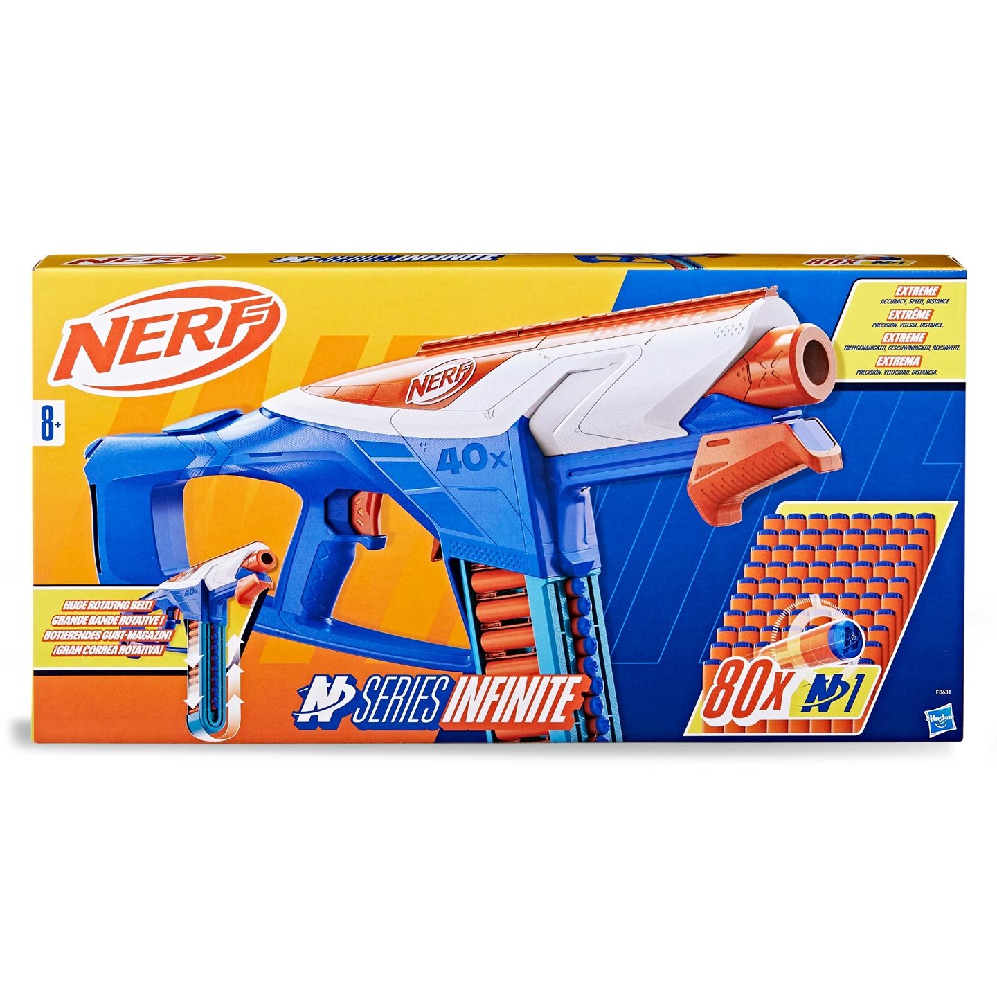 Blaster cu 80 proiectile Infinite N Series Nerf 
