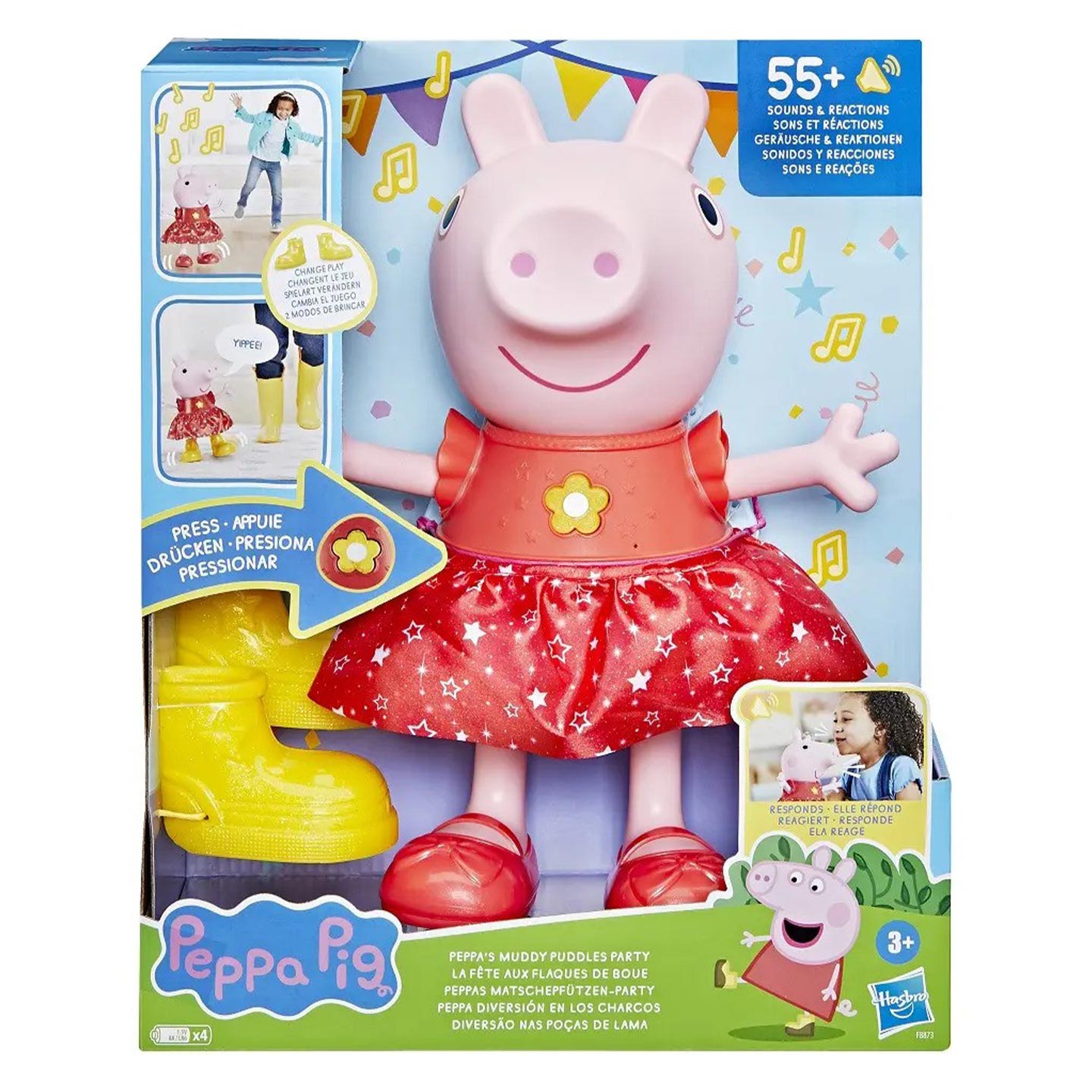 Set cu figurină Peppa Pig Petrecere cu noroi 