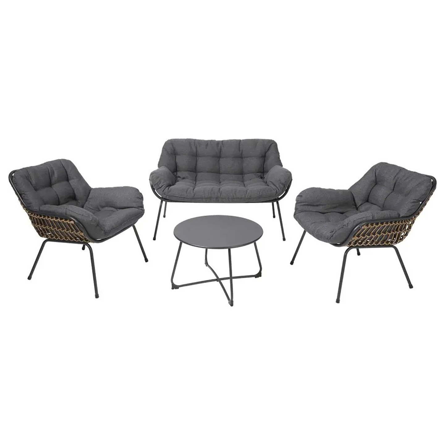 Set de grădina 4 piese Siena, Carrefour