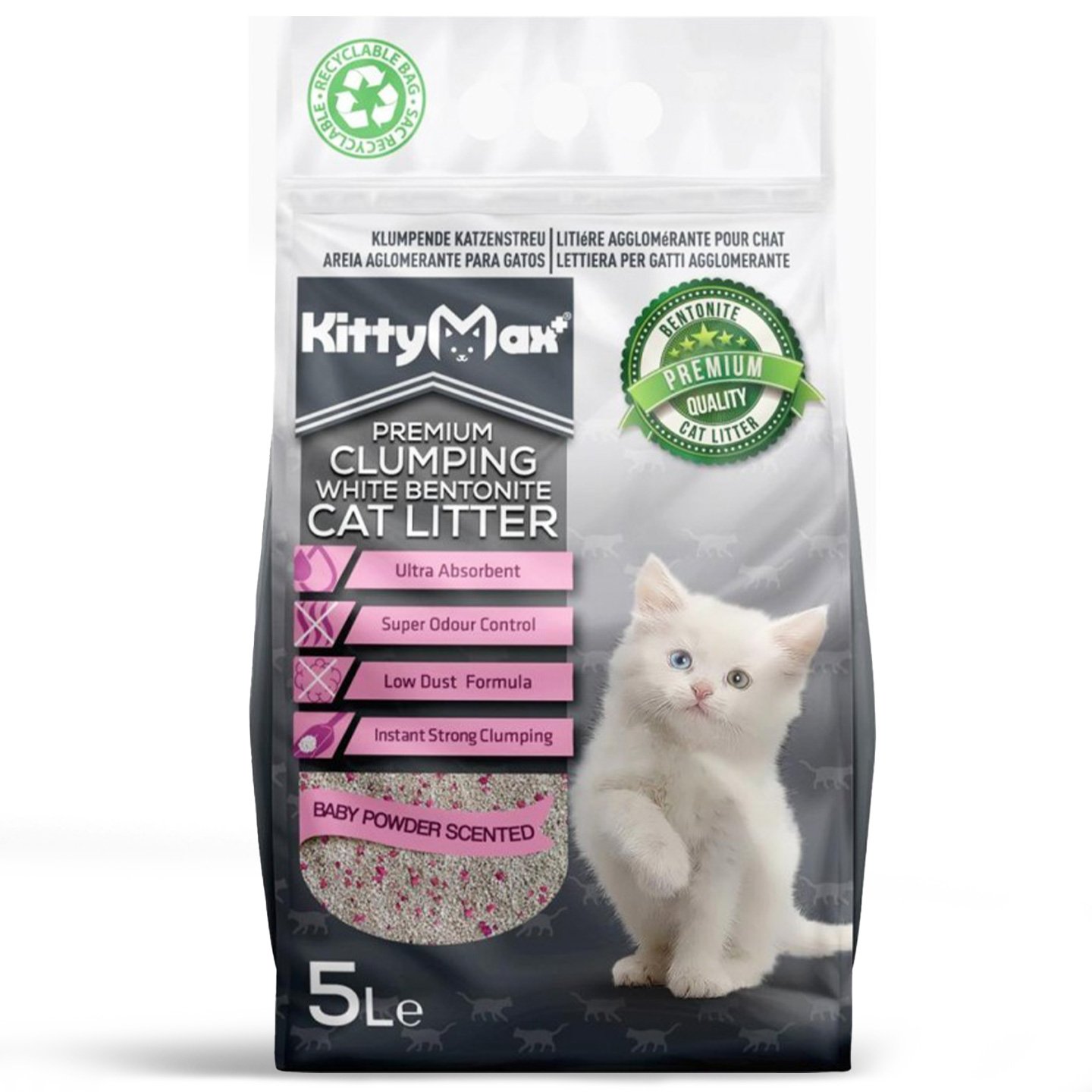 Așternut igienic, lavandă Kitty Max 5L