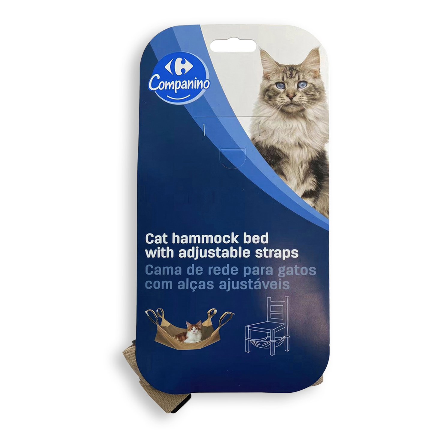 Hamac reglabil pentru pisici, 41x45 cm Carrefour