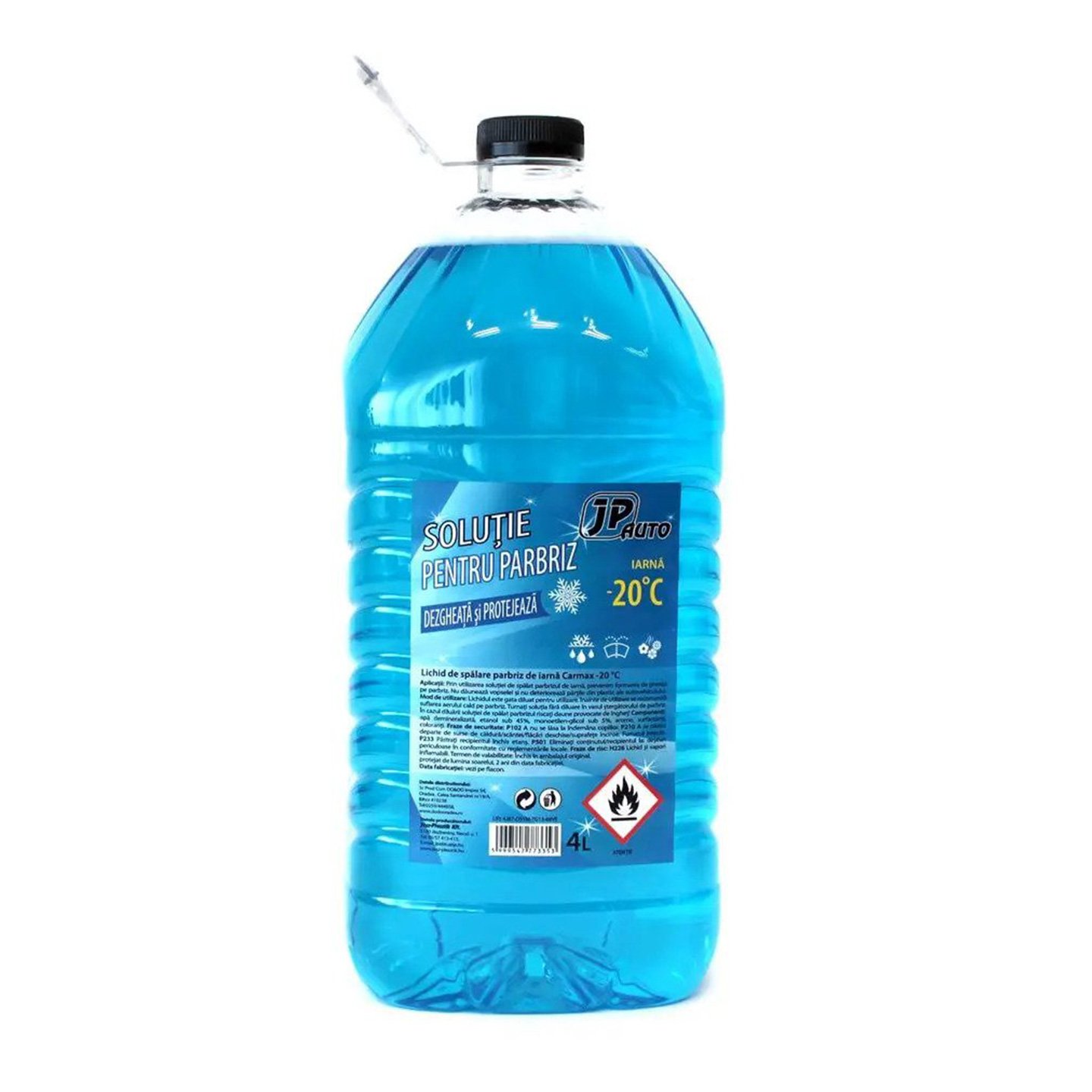 Lichid pentru spălat parbrizul Carmax Blue, - 20 grade Celsius, 4 L JP Auto