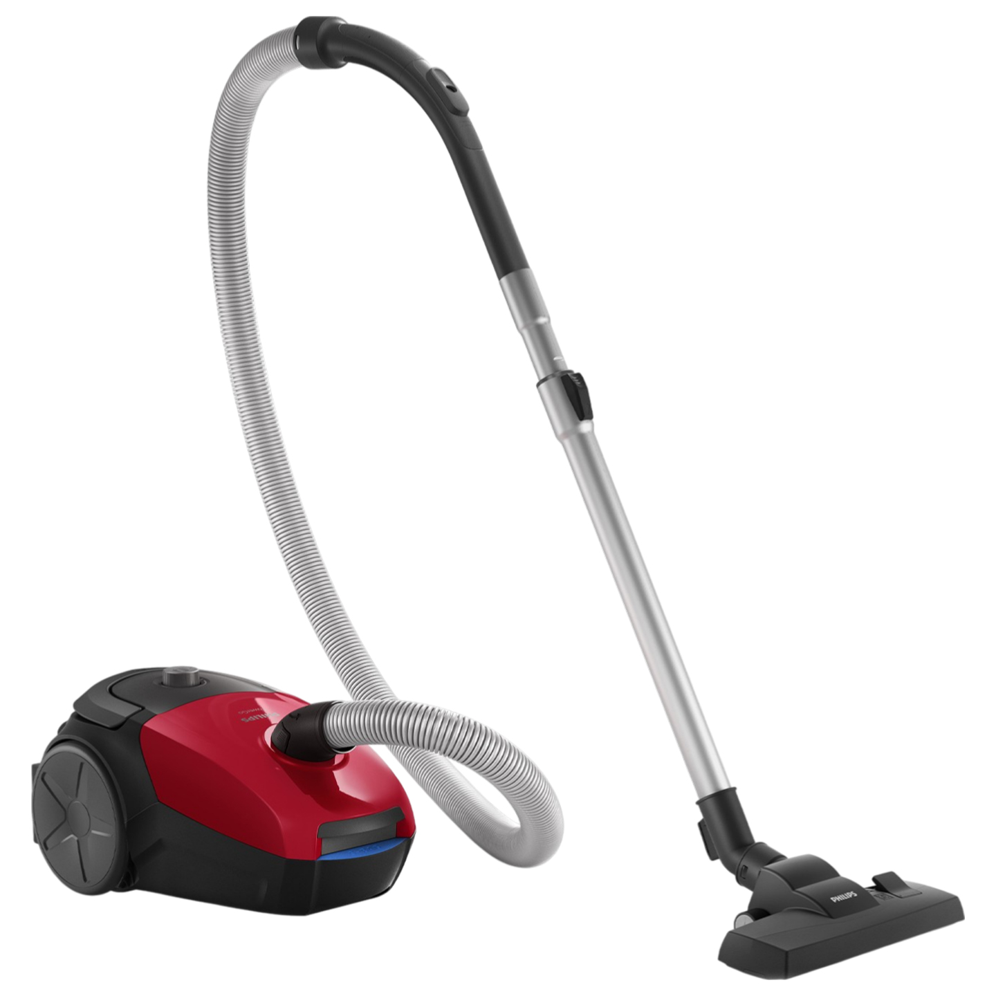 Aspirator cu sac Philips PowerGO FC8243/09, S-Bag, 750W, Rosu