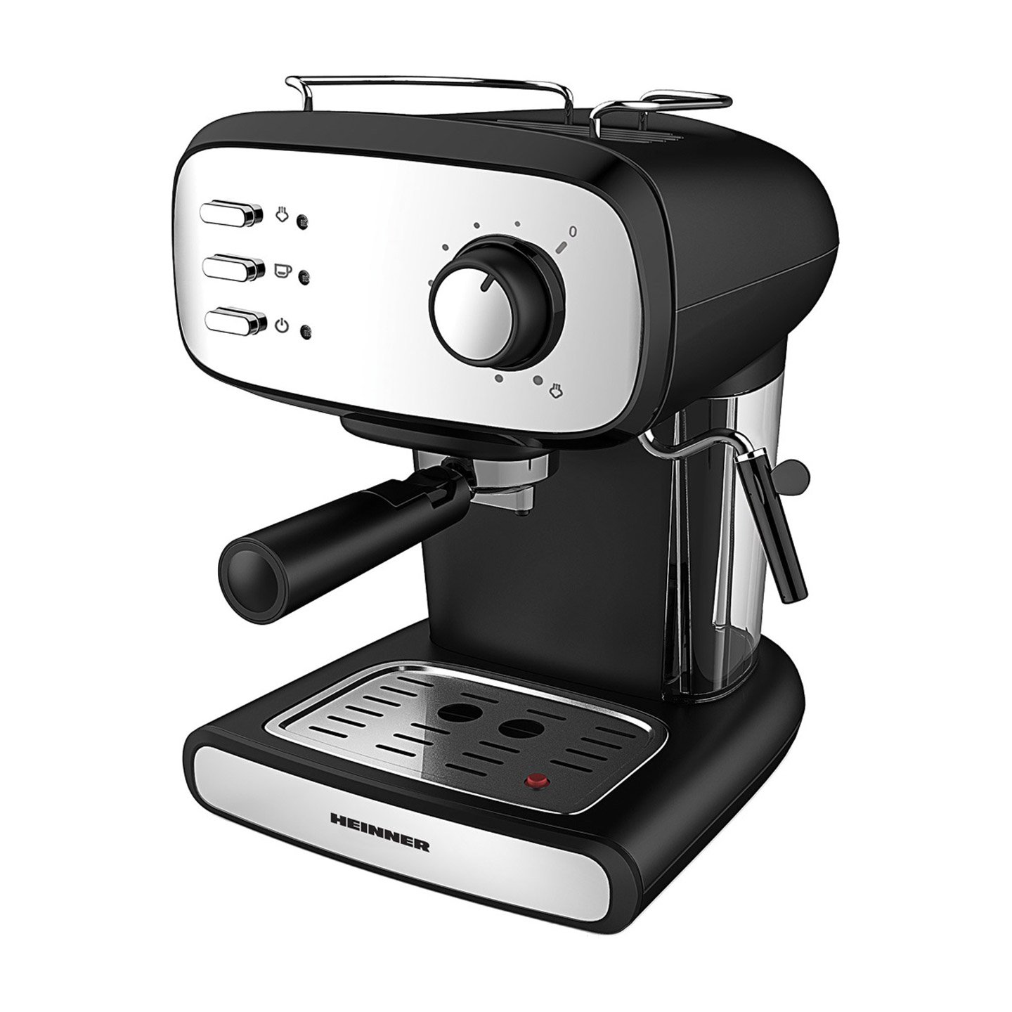 Espressor manual Heinner HEM1100BKX, 850W