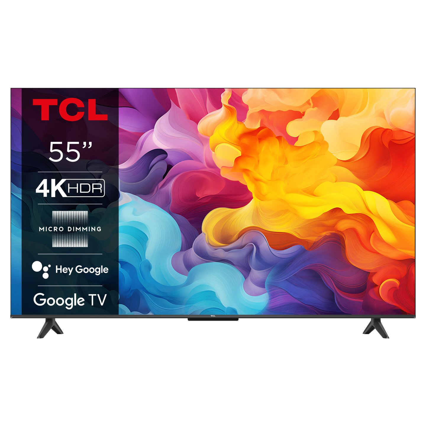 Televizor LED TCL Smart 55V6B, 139 cm, Ultra HD 4K, Negru