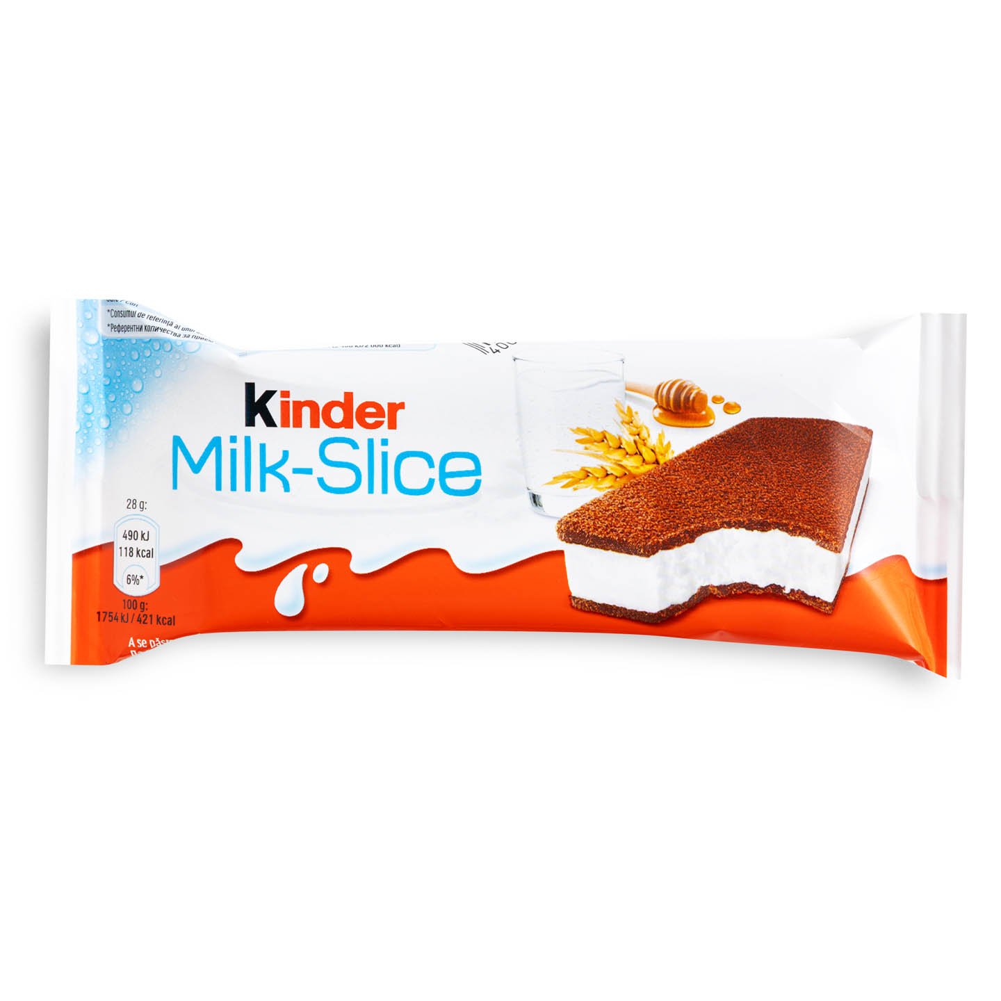 Desert felie de lapte Kinder 28g