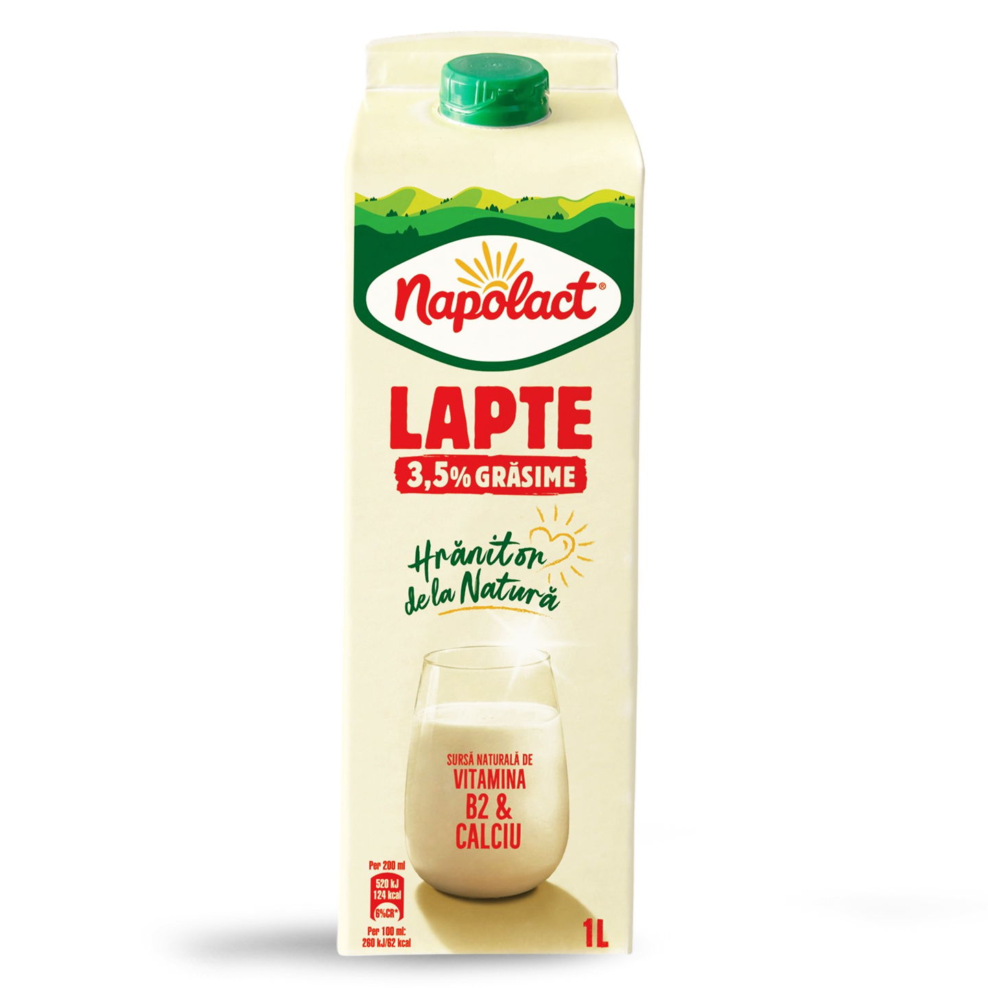 Lapte 3.5% grăsime Napolact 1L