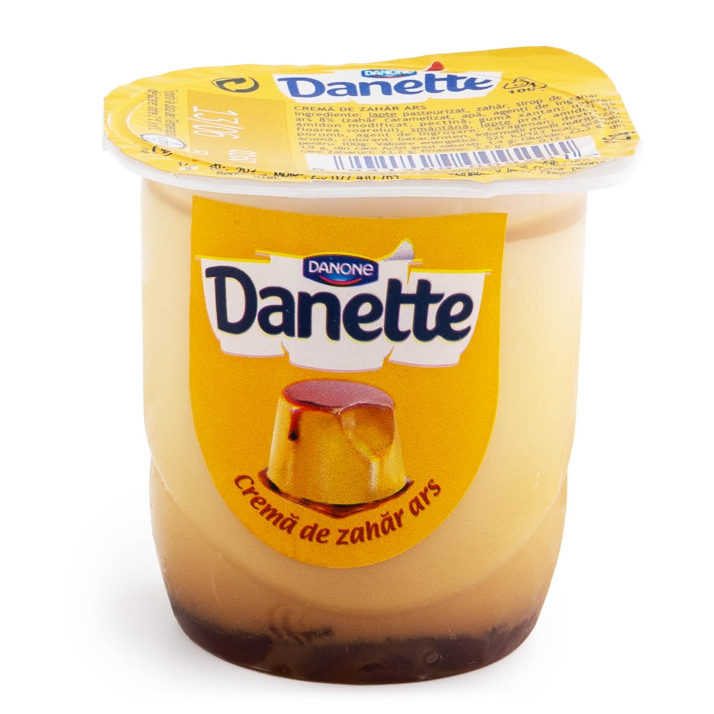 Cremă de zahăr ars Danette 125g