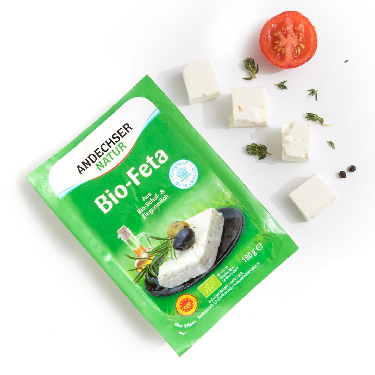 Brânză Feta Bio, 45% grăsime Andechser 180g