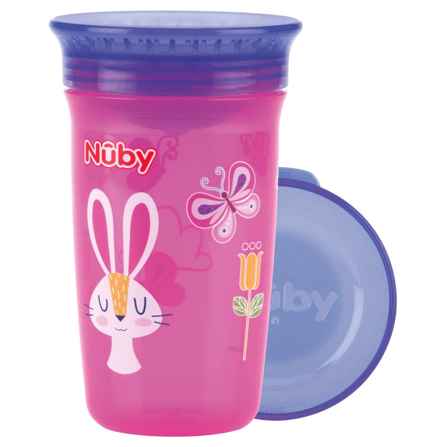 Pahar cu pai Nuby 360 ml