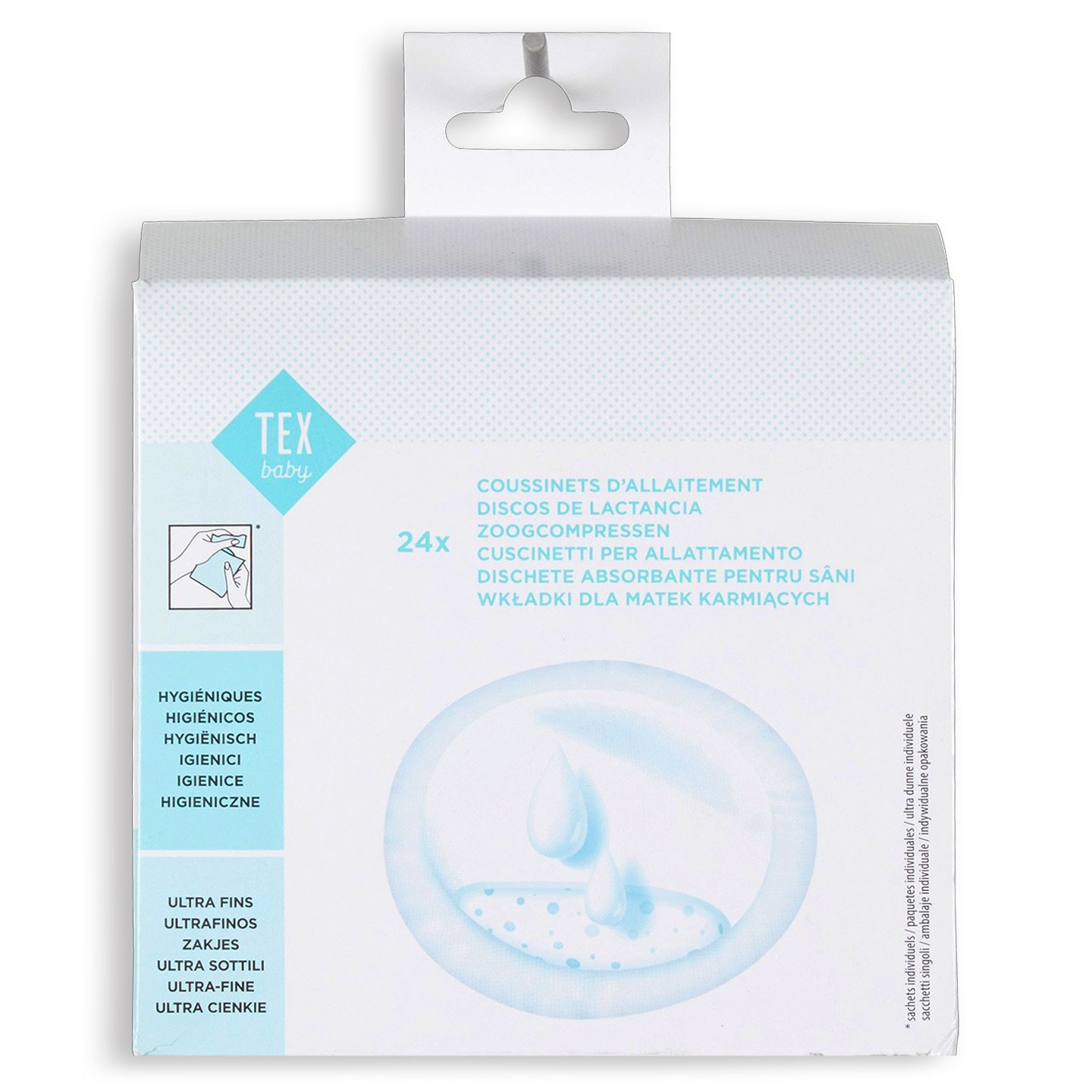 Discuri pentru protecție sân Tex Baby 24 buc.