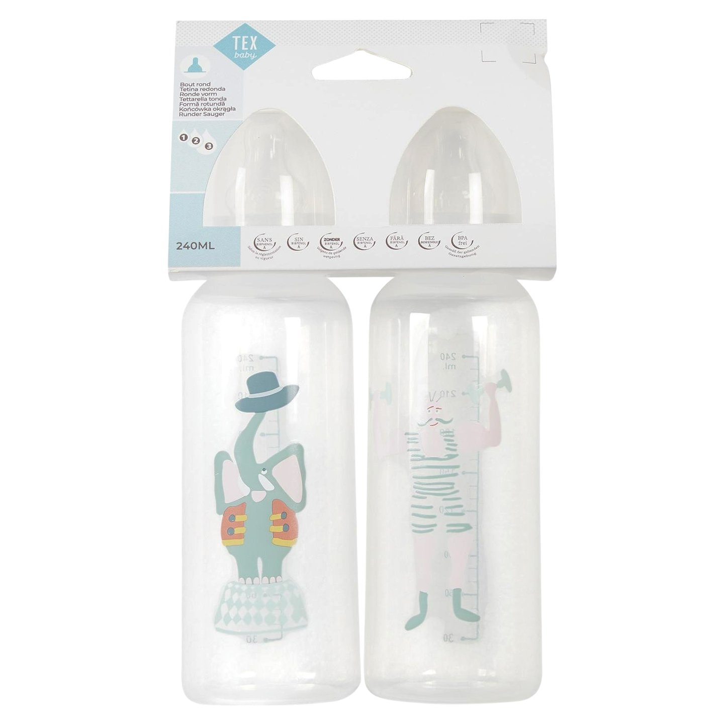 Set biberoane Tex Baby 2buc.
