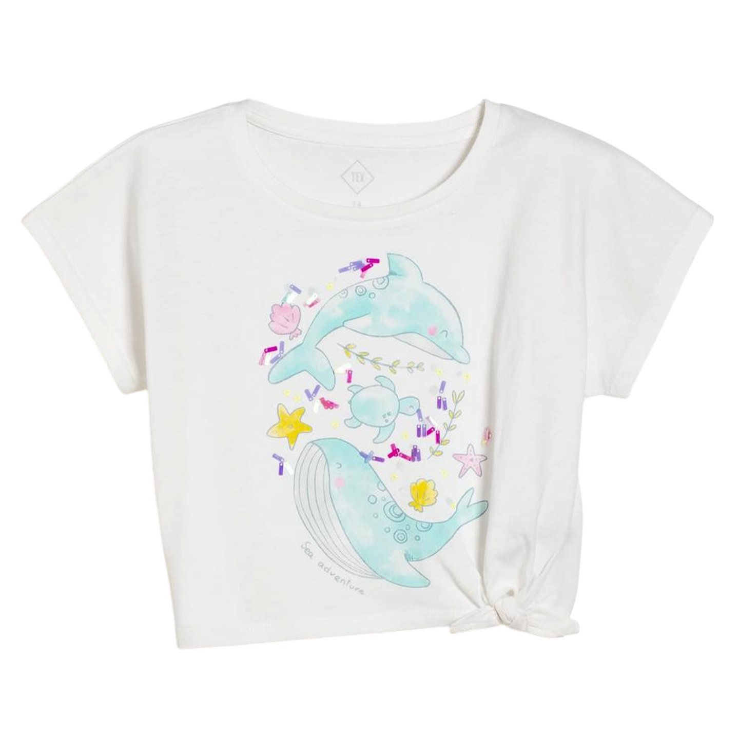Tricou pentru fete, 4/12 ani Tex, diverse culori